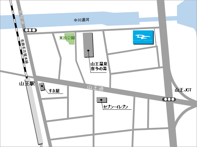 名古屋サテライトオフィス地図